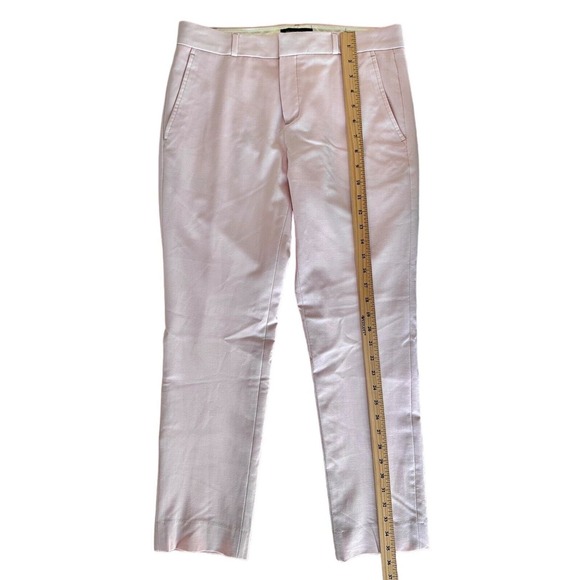 Banana Republic Women's Ryan Dress Pants Wool Career Pants Sz 4 Short Light Pink - Picture 6 of 7